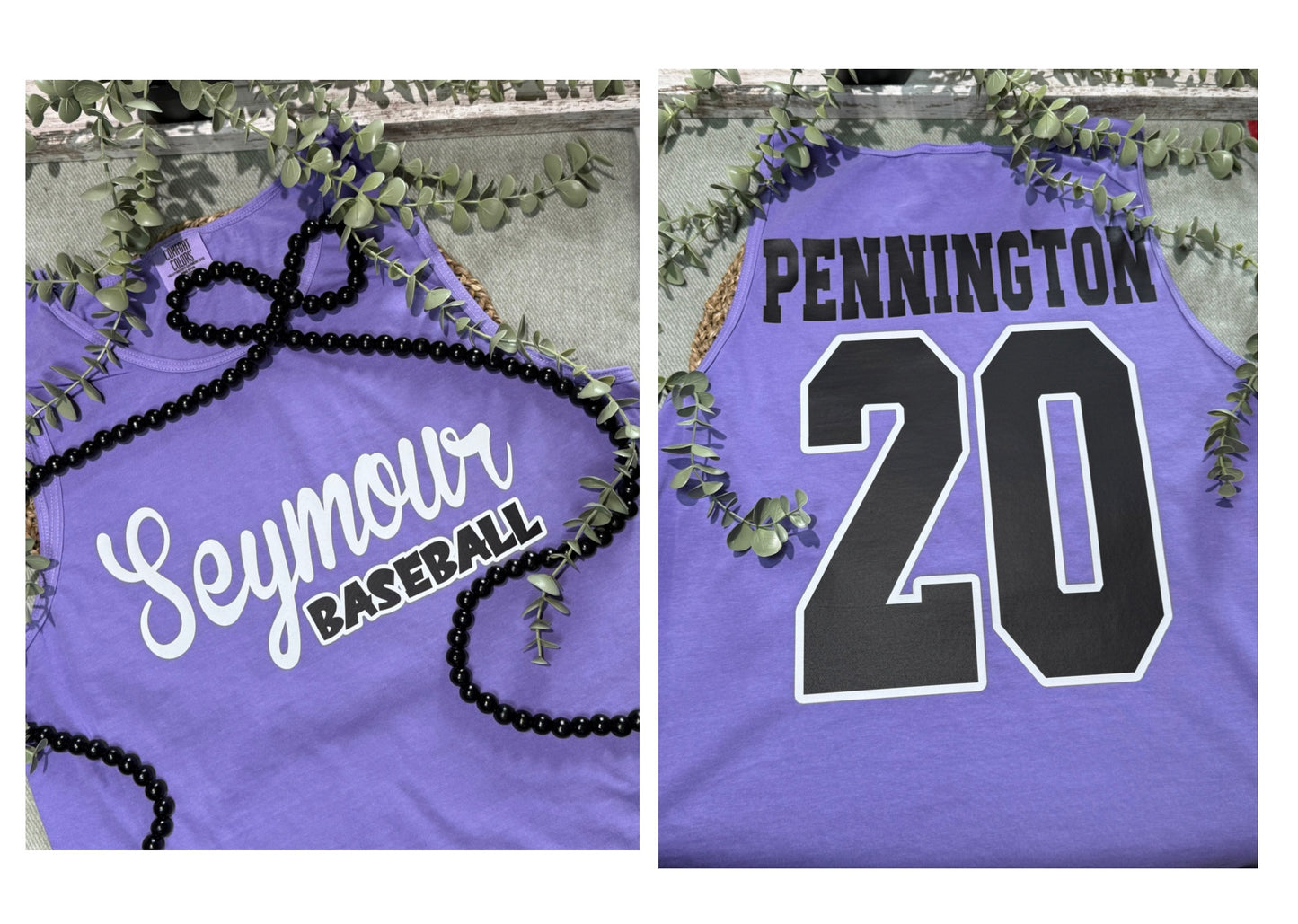 Seymour Baseball graphic shirt
