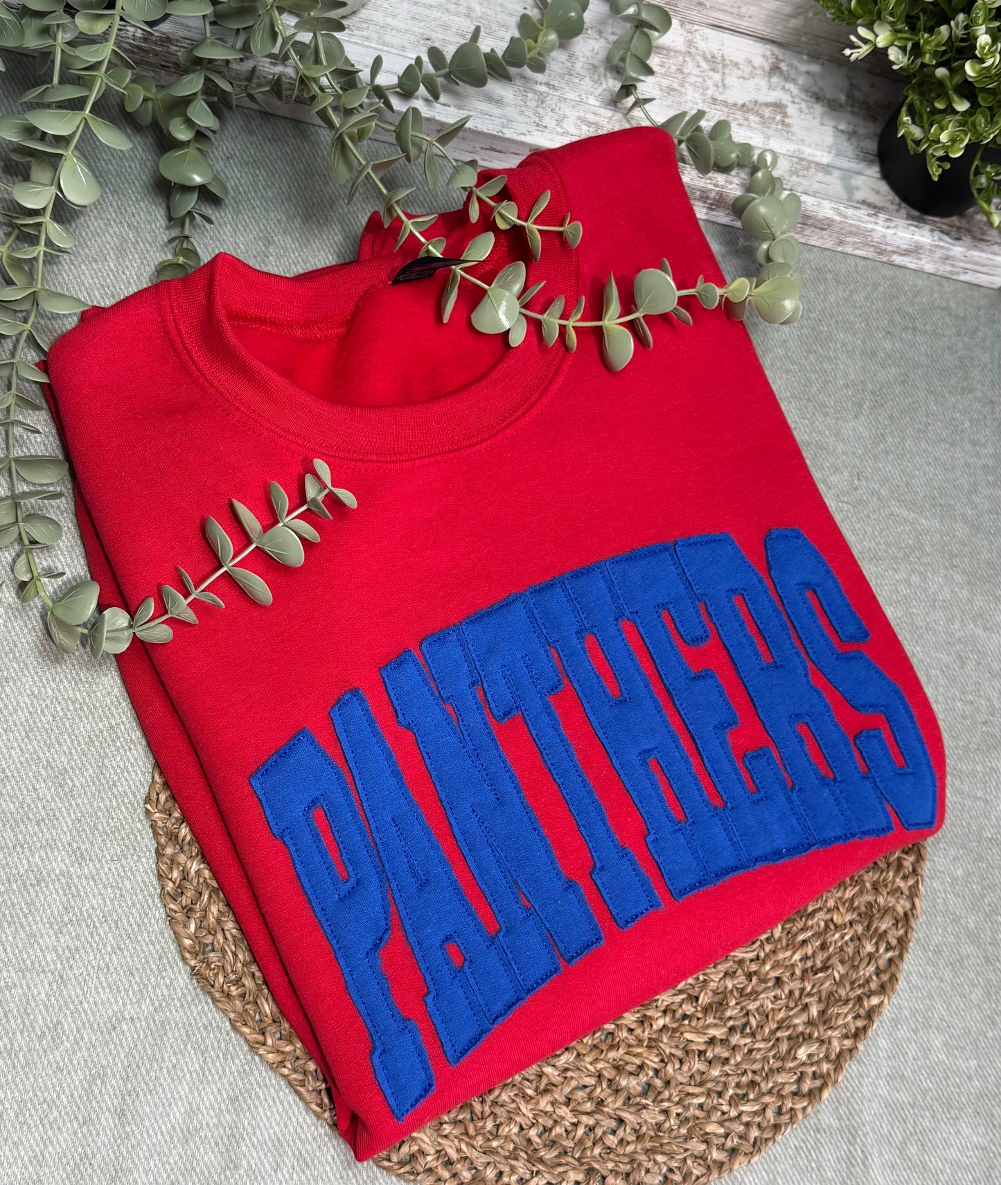 Panthers two-tone embroidered shirt