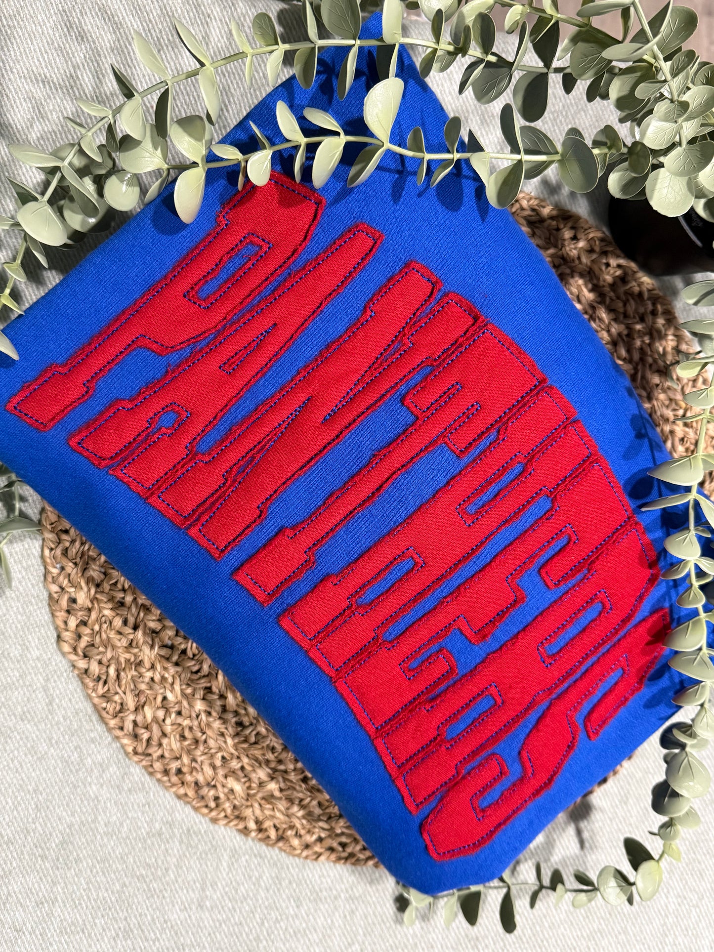 Panthers two-tone embroidered shirt