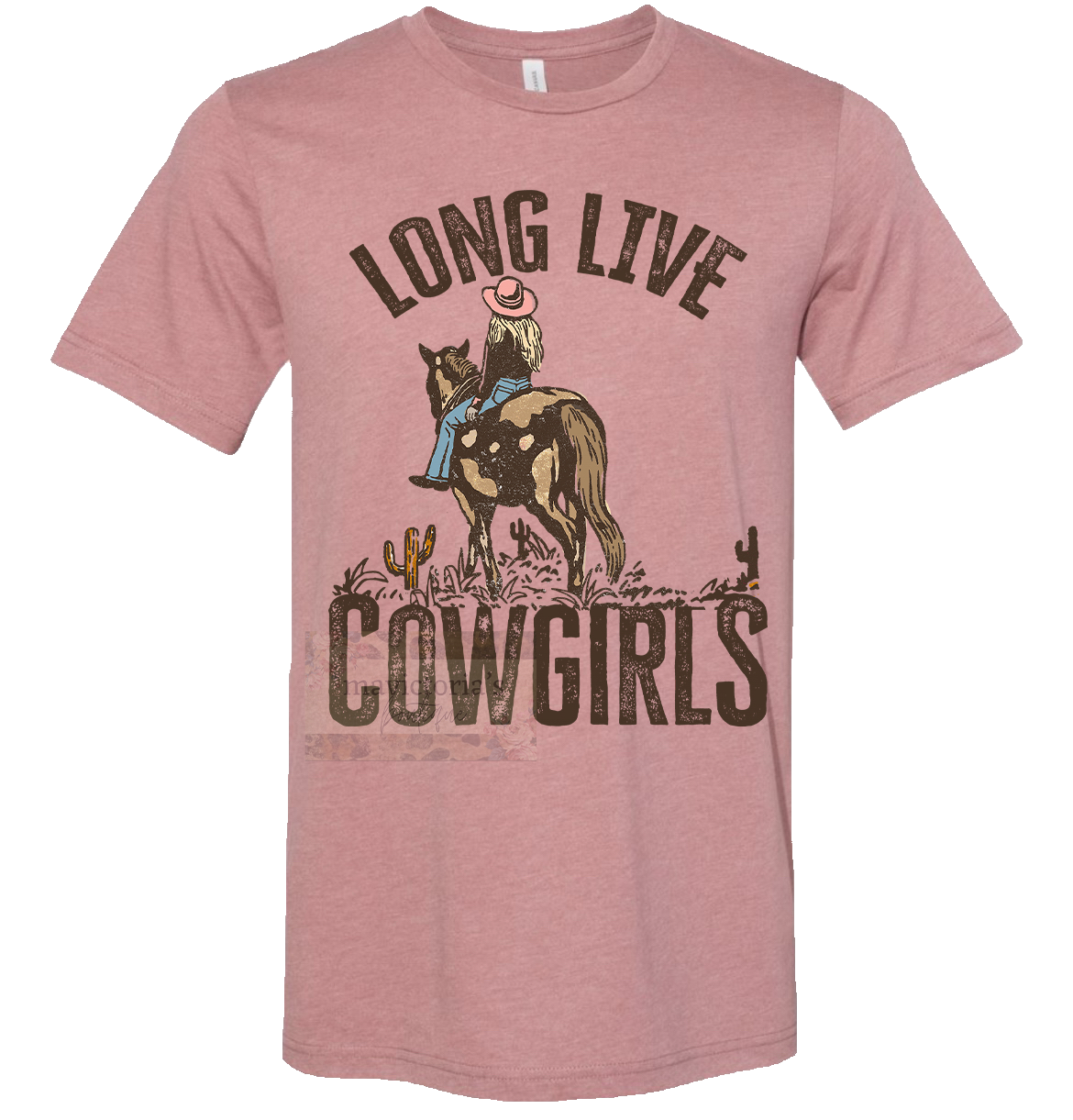 Long live cowgirls graphic shirt
