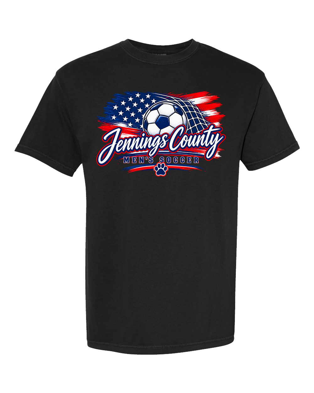 Jennings County Panthers Men's Soccer Flag