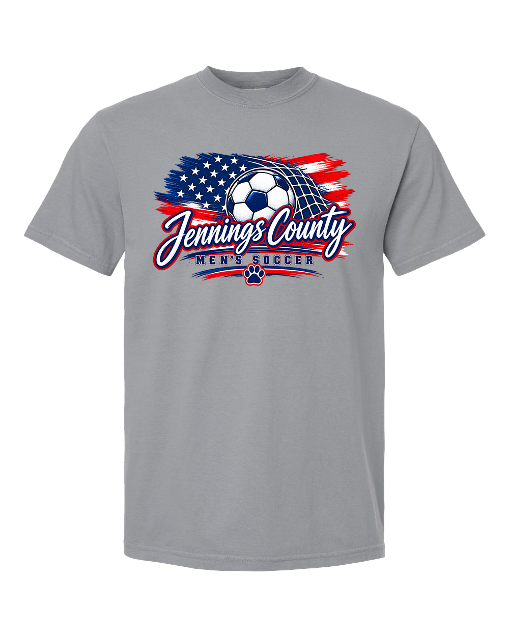Jennings County Panthers Men's Soccer Flag
