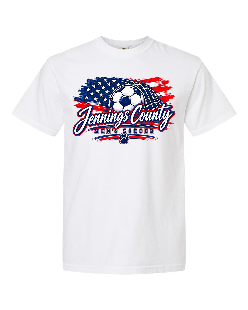 Jennings County Panthers Men's Soccer Flag