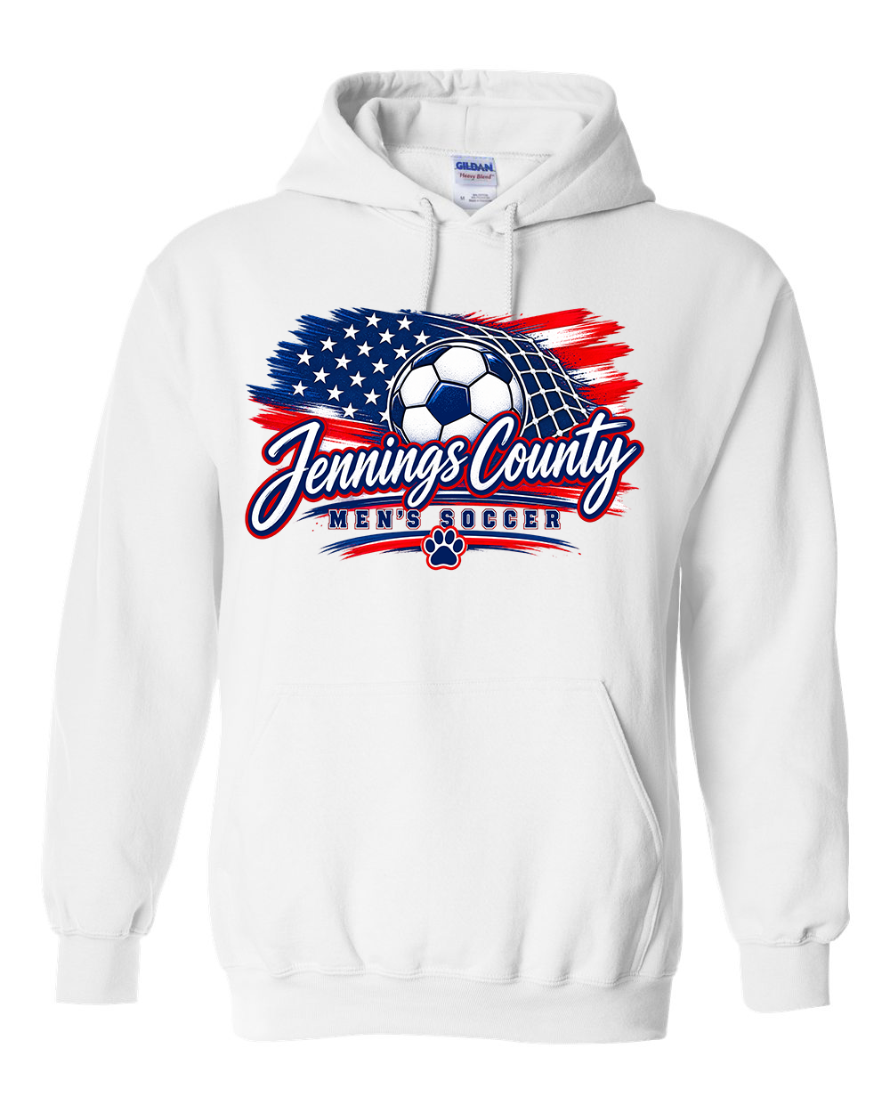 Jennings County Panthers Men's Soccer Flag