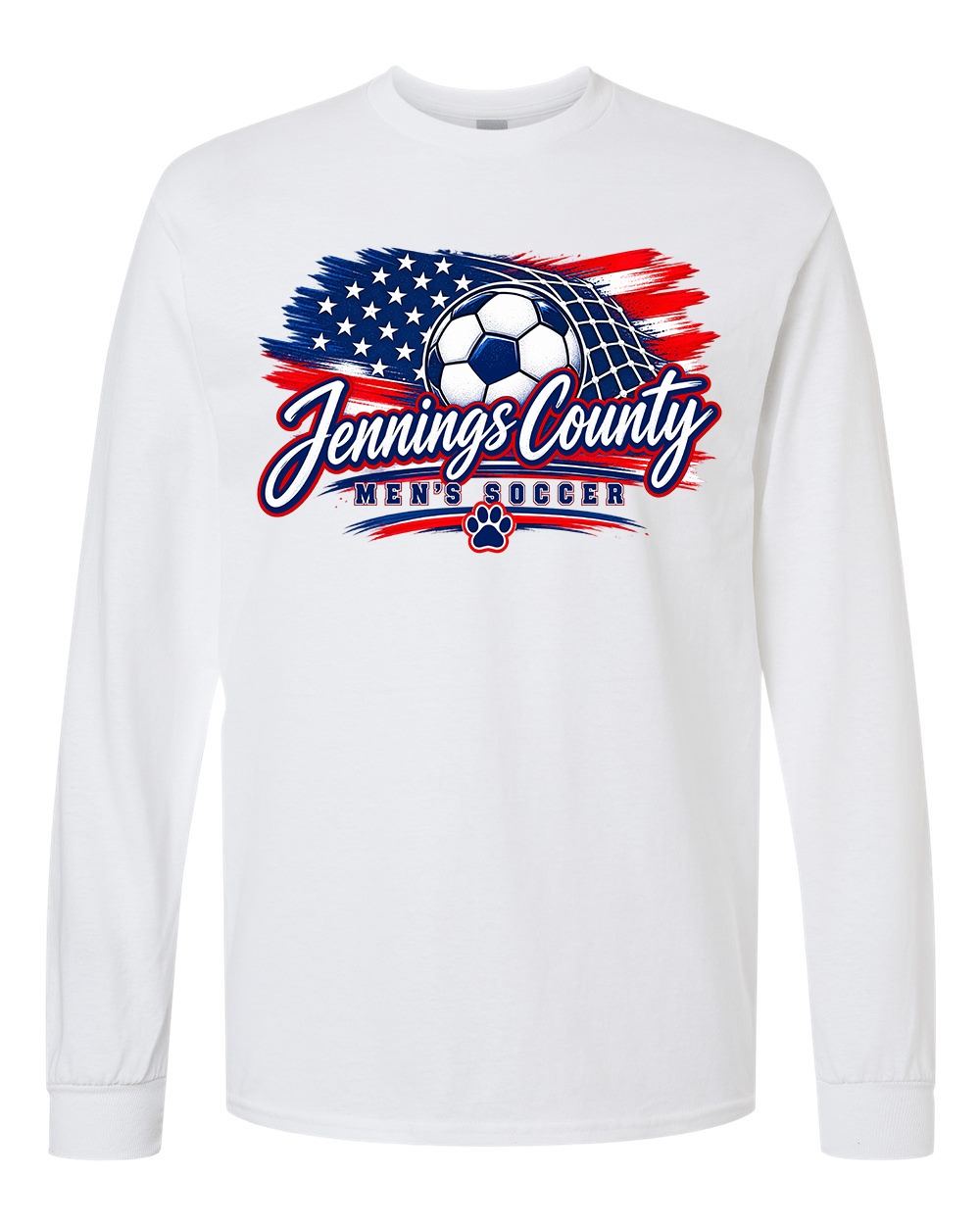 Jennings County Panthers Men's Soccer Flag