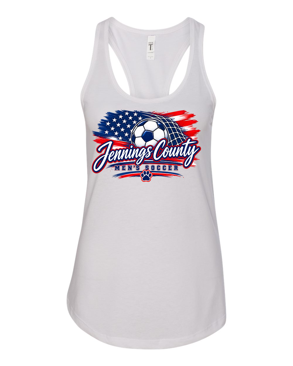 Jennings County Panthers Men's Soccer Flag