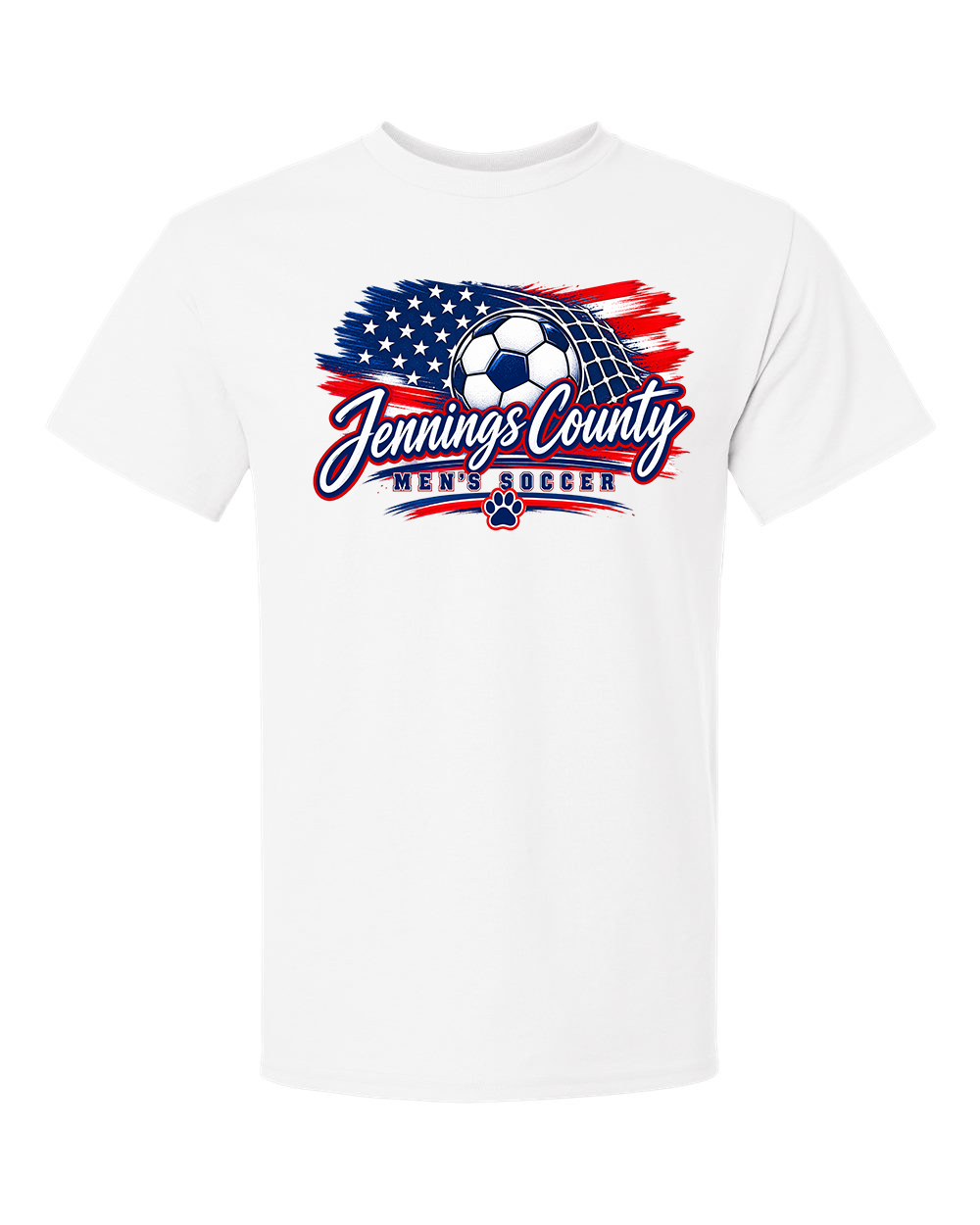 Jennings County Panthers Men's Soccer Flag
