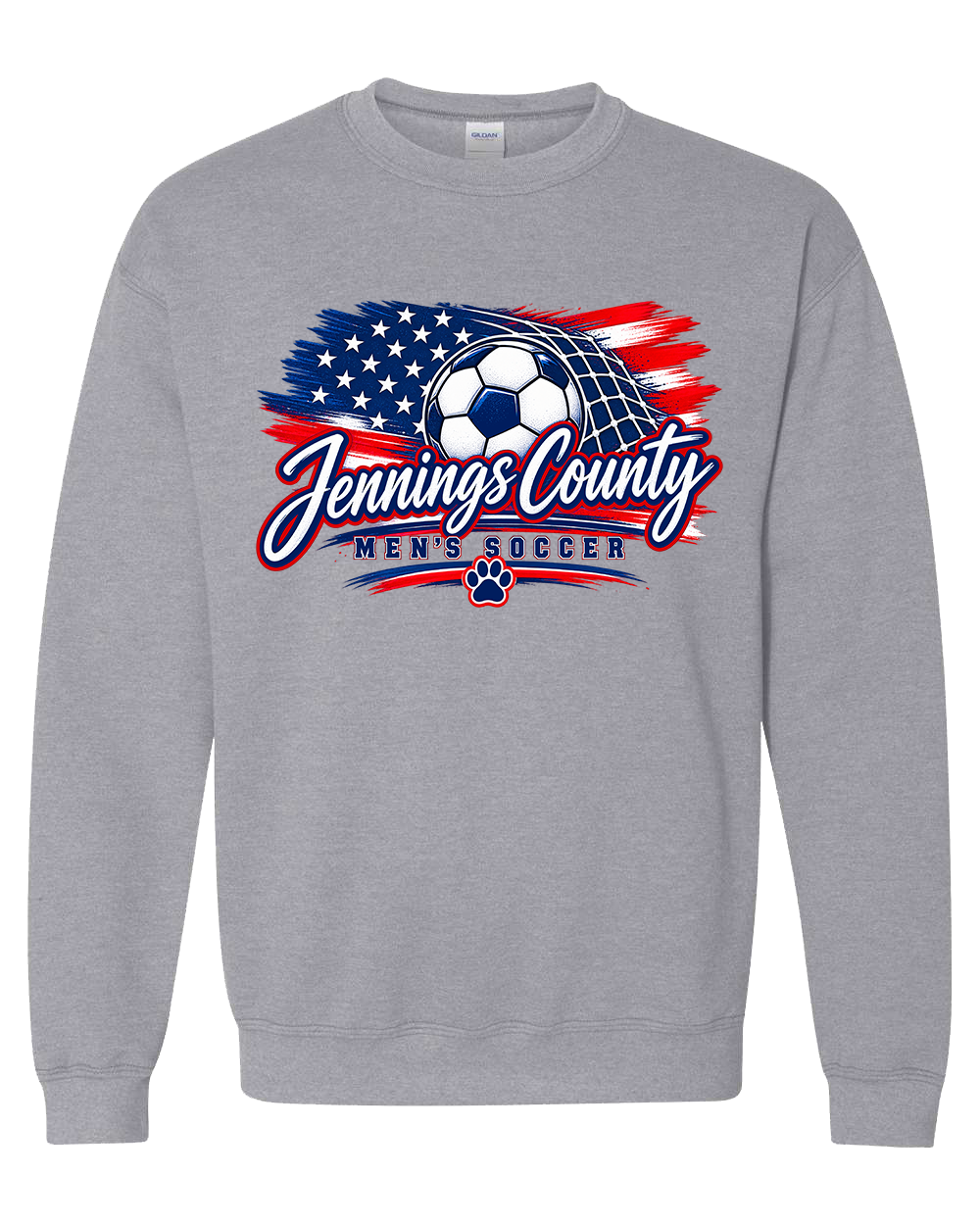 Jennings County Panthers Men's Soccer Flag
