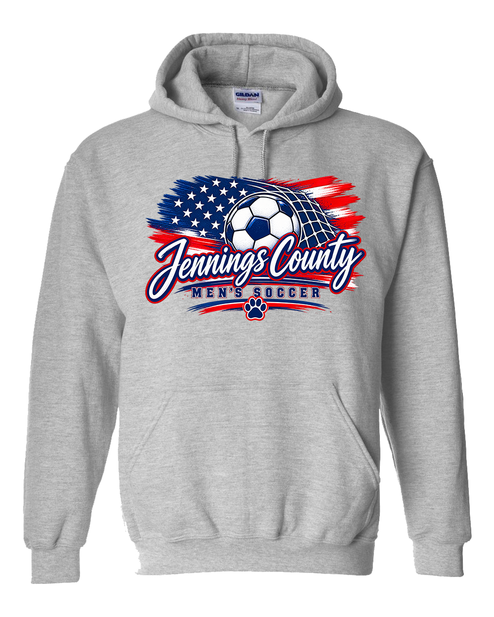 Jennings County Panthers Men's Soccer Flag
