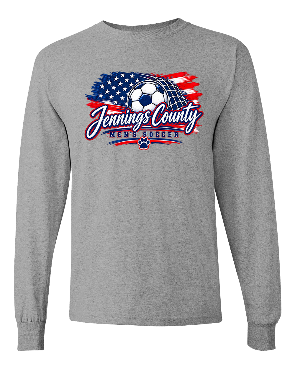 Jennings County Panthers Men's Soccer Flag