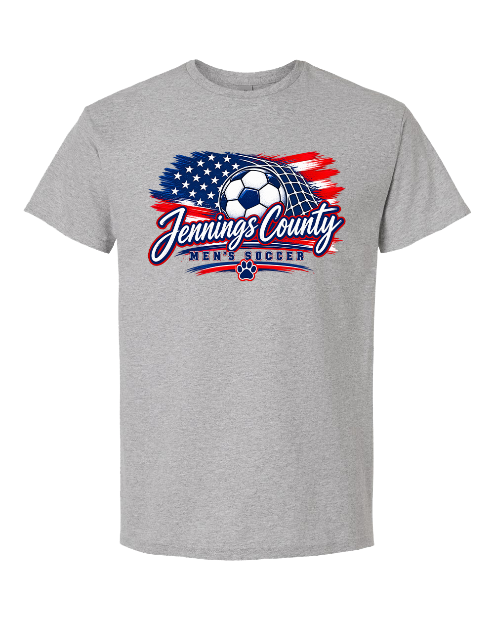 Jennings County Panthers Men's Soccer Flag
