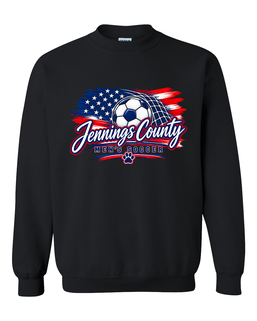 Jennings County Panthers Men's Soccer Flag