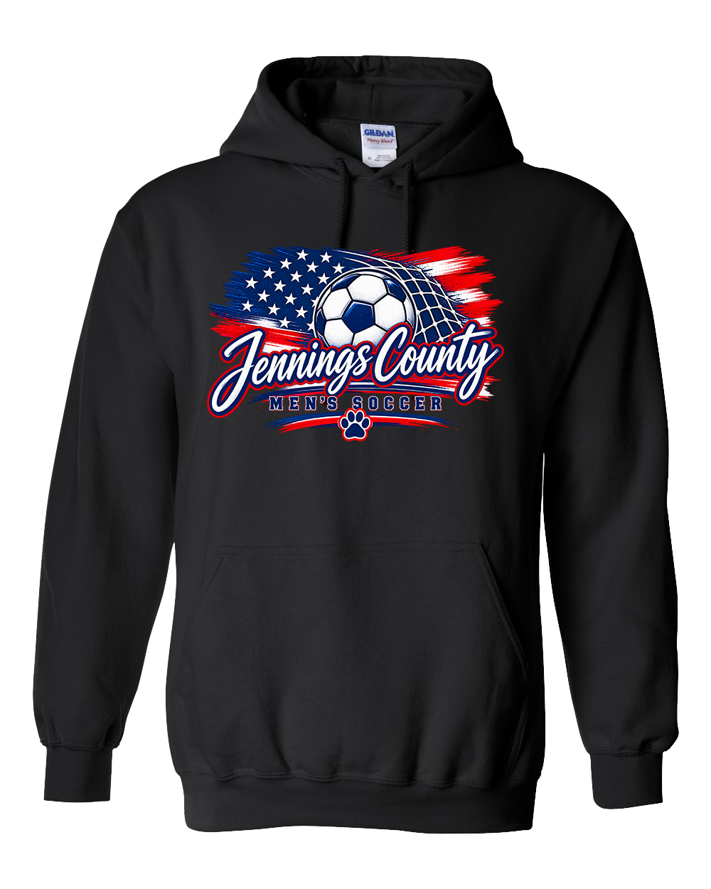 Jennings County Panthers Men's Soccer Flag