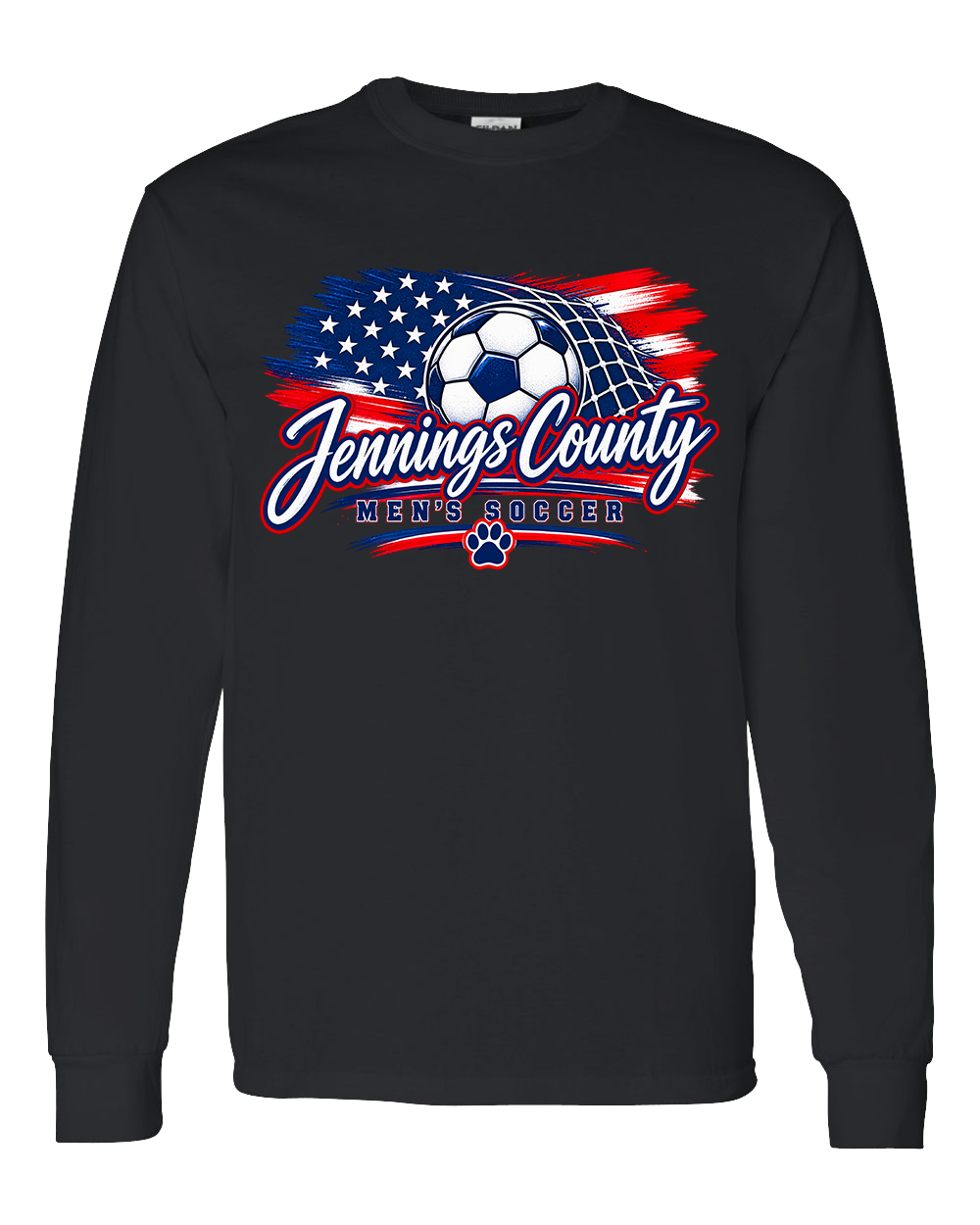 Jennings County Panthers Men's Soccer Flag