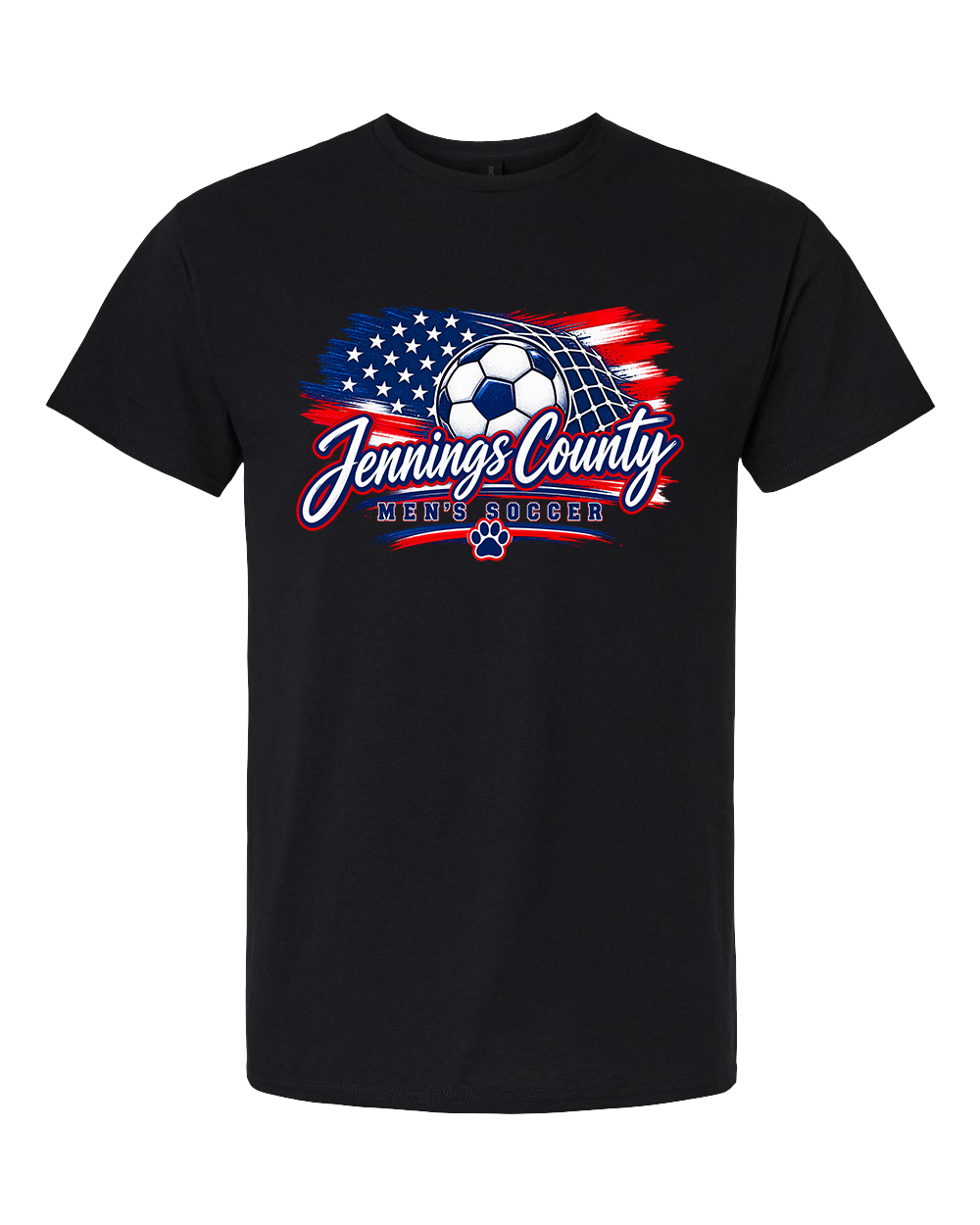 Jennings County Panthers Men's Soccer Flag