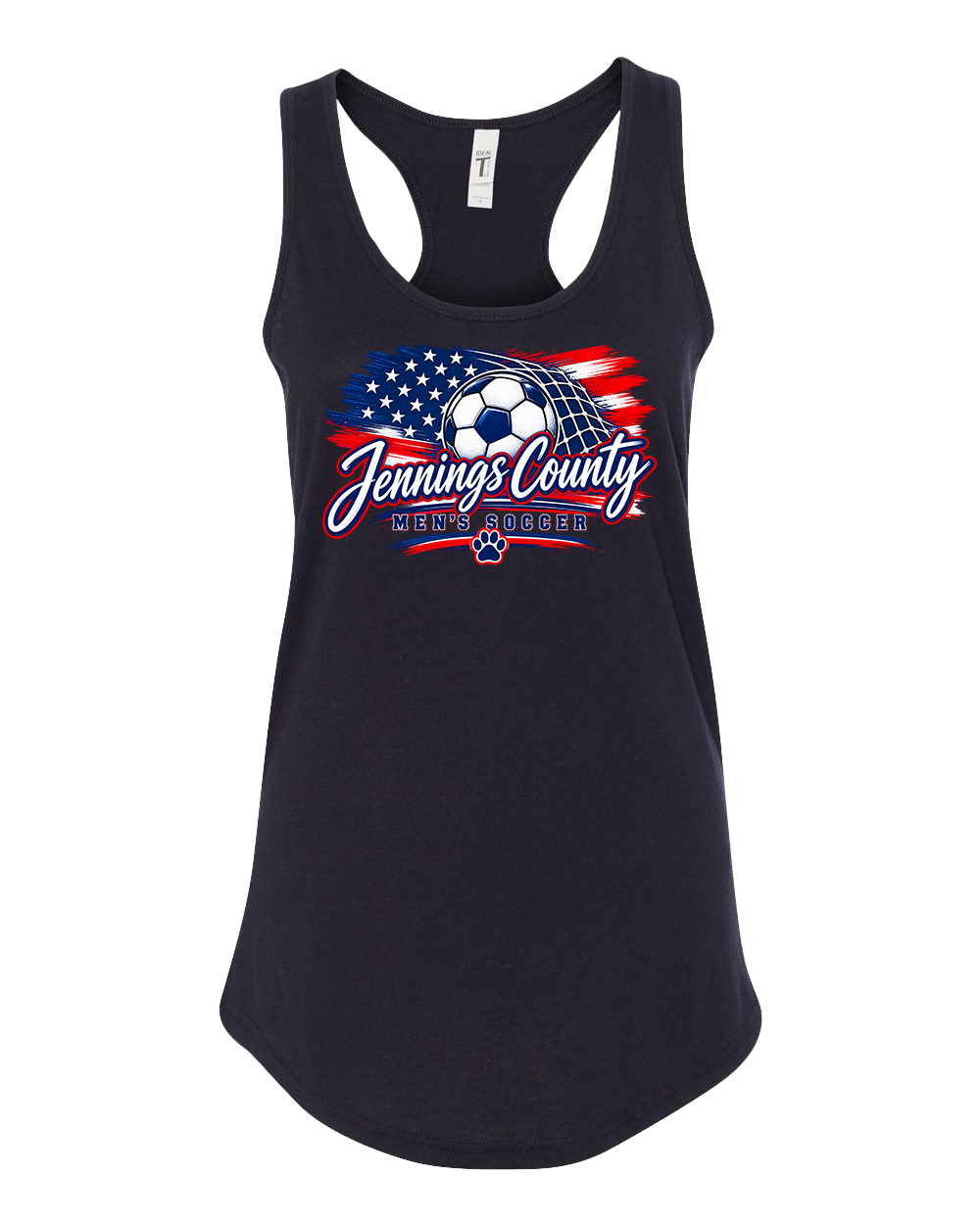 Jennings County Panthers Men's Soccer Flag
