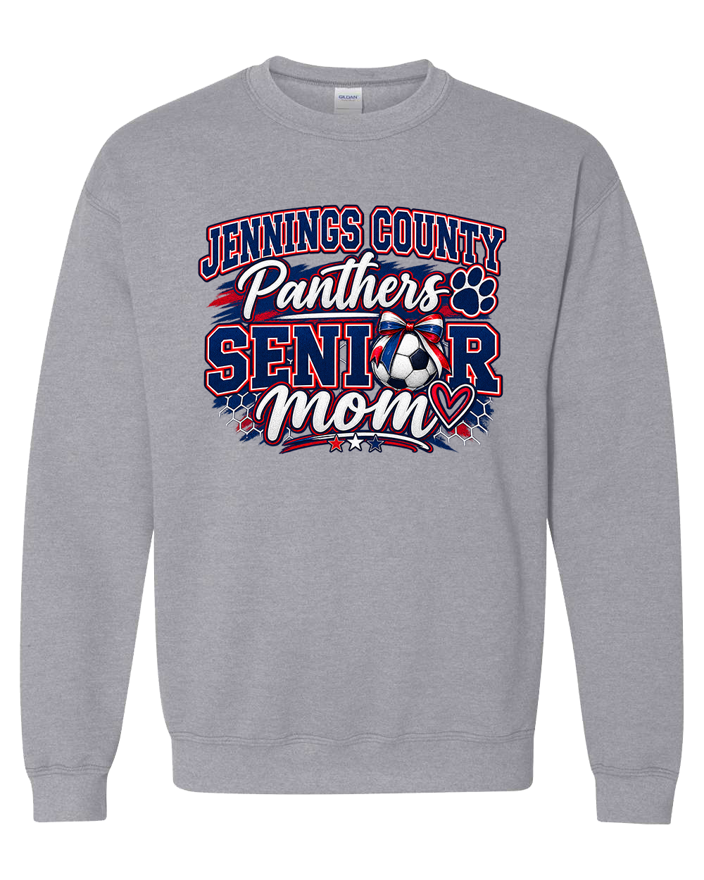 Jennings County Panthers Senior Mom Bow