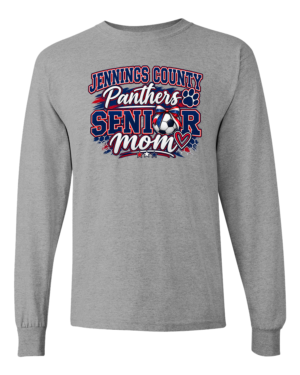 Jennings County Panthers Senior Mom Bow