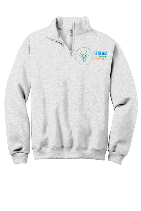 Stream Logo Embroidered Unisex Fit Quarter Zip