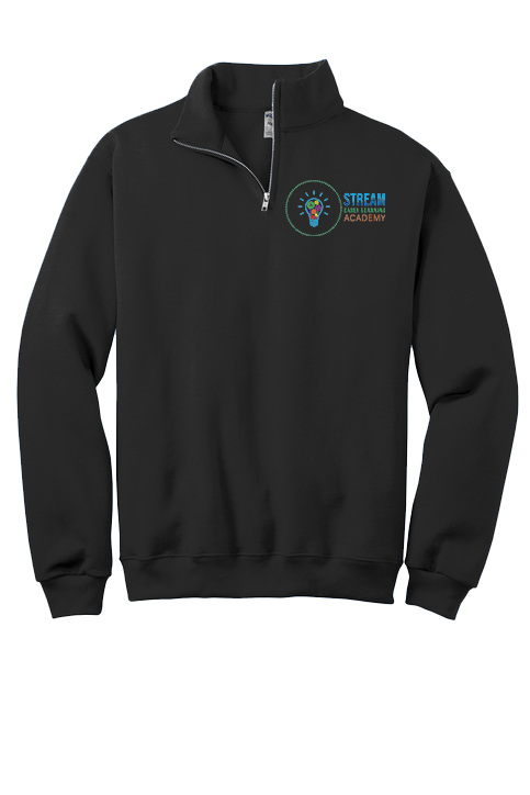 Stream Logo Embroidered Unisex Fit Quarter Zip