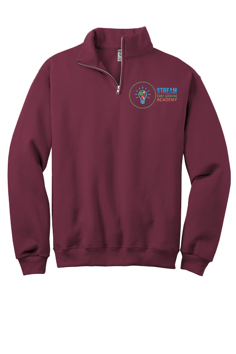 Stream Logo Embroidered Unisex Fit Quarter Zip