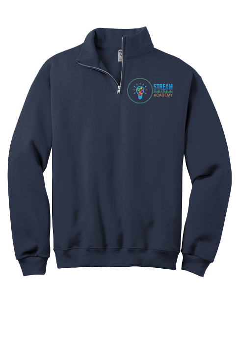 Stream Logo Embroidered Unisex Fit Quarter Zip
