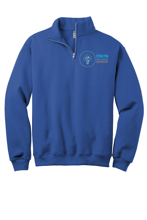 Stream Logo Embroidered Unisex Fit Quarter Zip