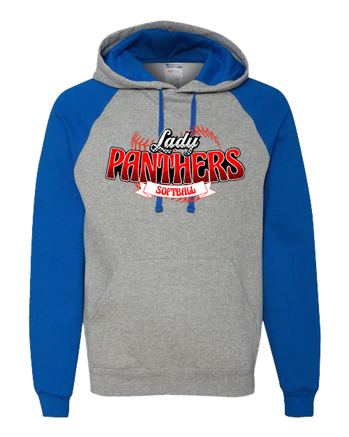 Jennings County Lady Panthers Softball Raglan Hoodie