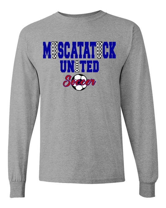 Muscatatuck United Soccer Club Grey Graphic Shirts D15 NEW 2025