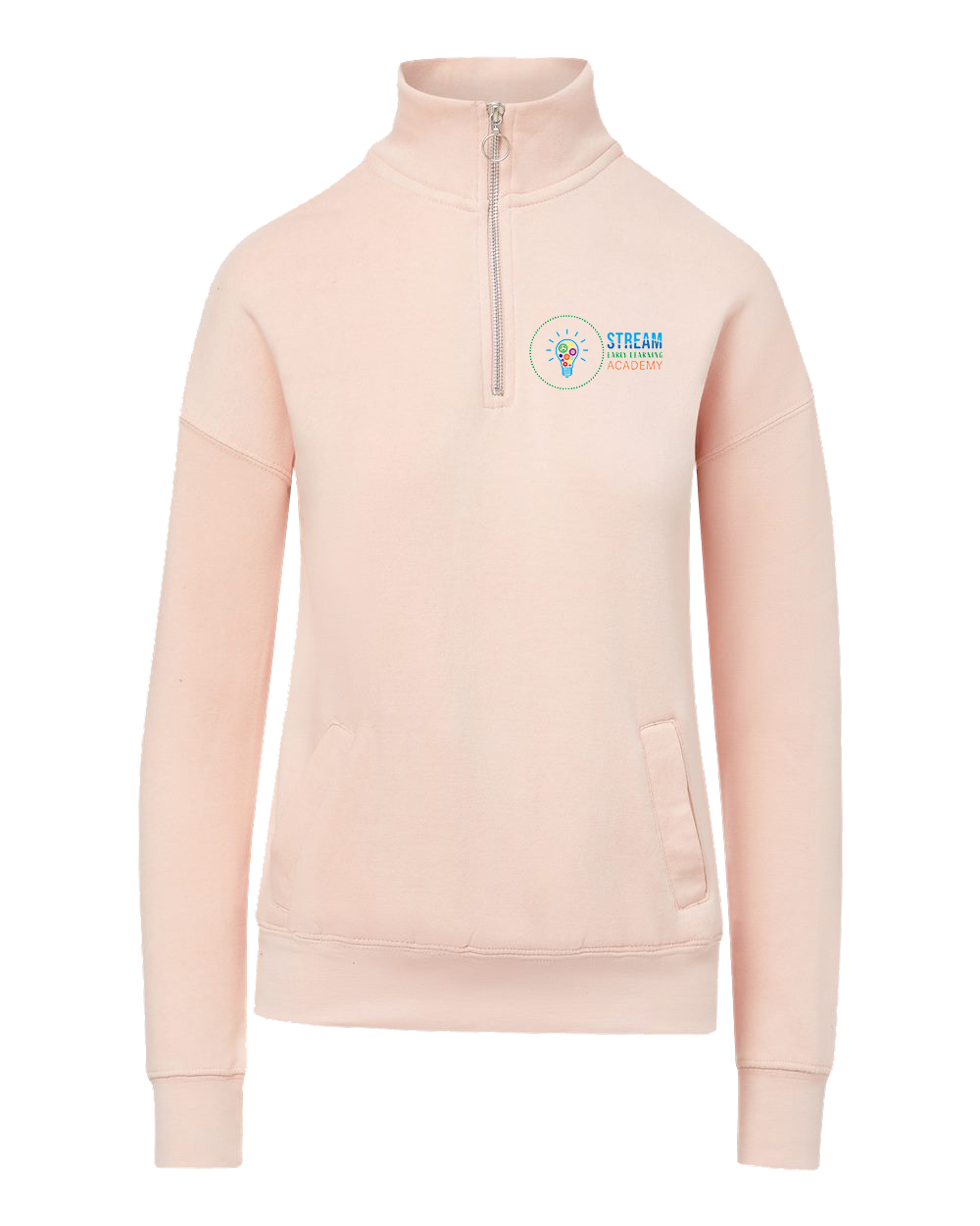 Stream Logo Embroidered Women's Fit Quarter Zip