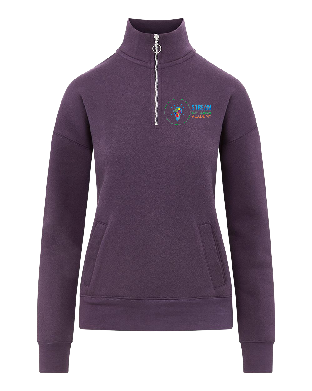 Stream Logo Embroidered Women's Fit Quarter Zip