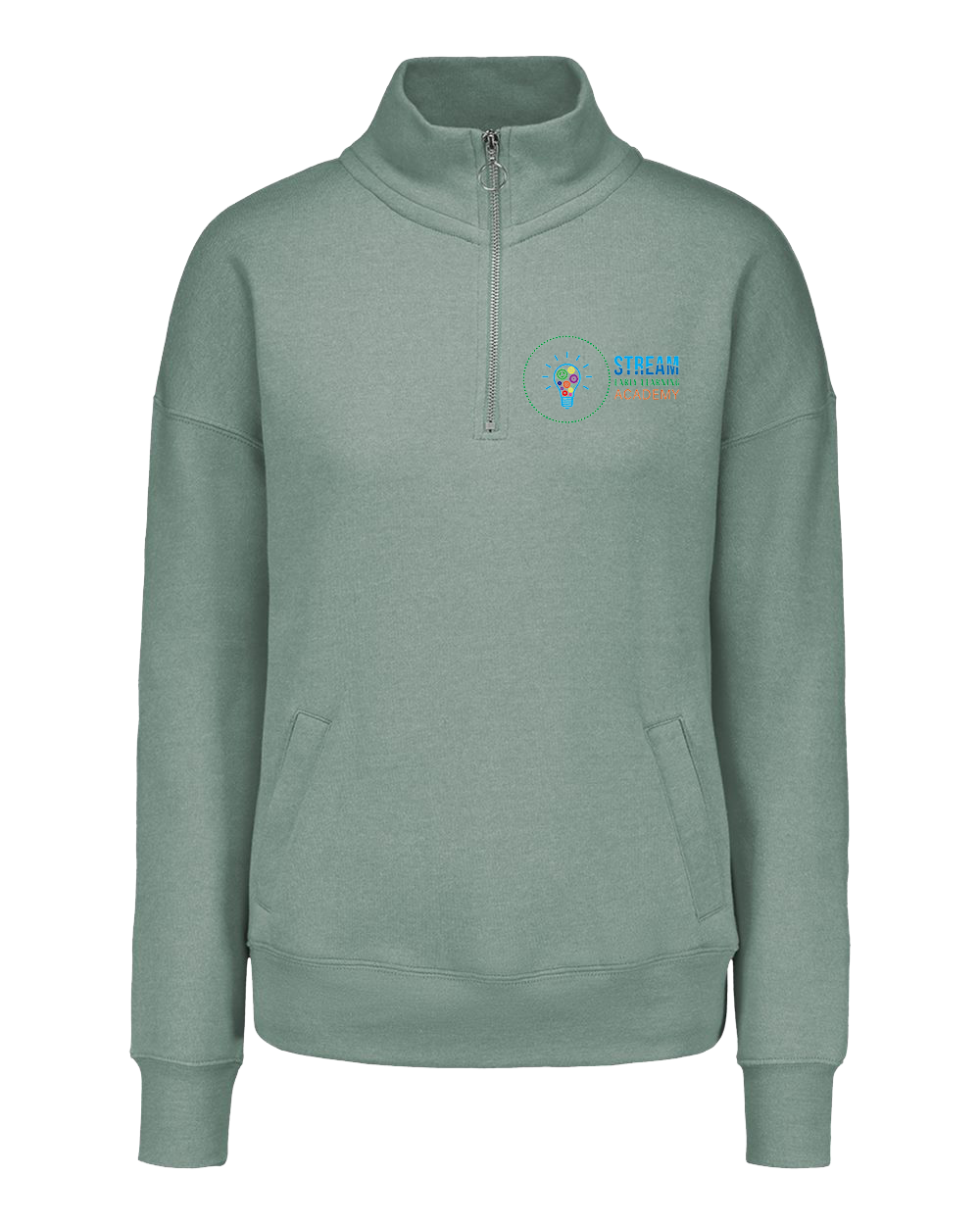 Stream Logo Embroidered Women's Fit Quarter Zip