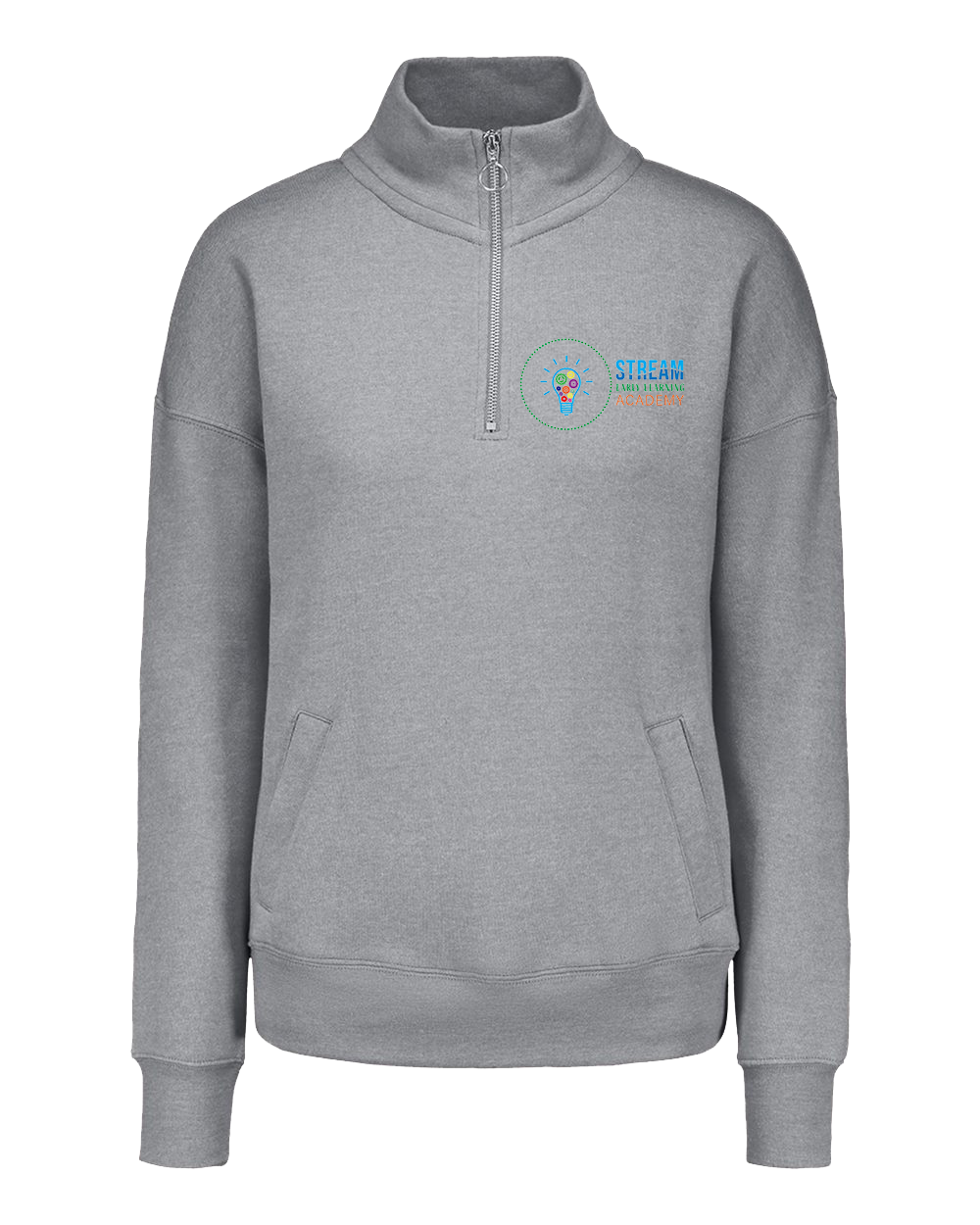 Stream Logo Embroidered Women's Fit Quarter Zip