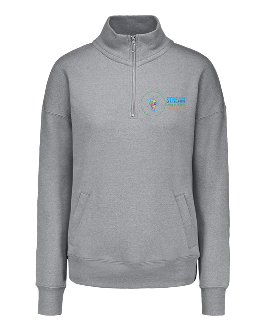 Stream Logo Embroidered Women's Fit Quarter Zip
