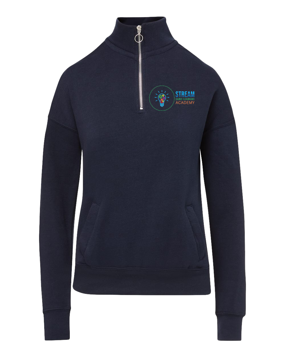 Stream Logo Embroidered Women's Fit Quarter Zip