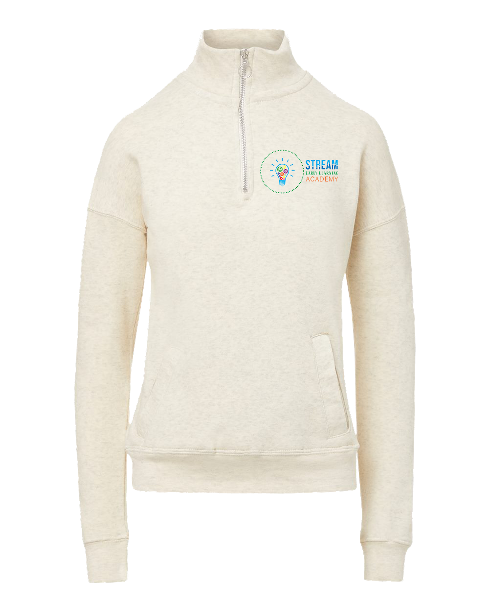 Stream Logo Embroidered Women's Fit Quarter Zip