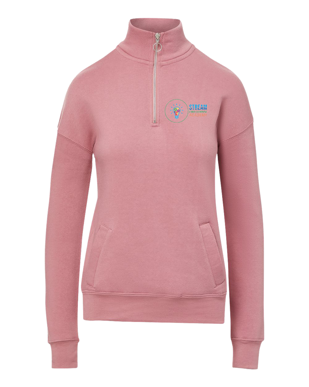 Stream Logo Embroidered Women's Fit Quarter Zip