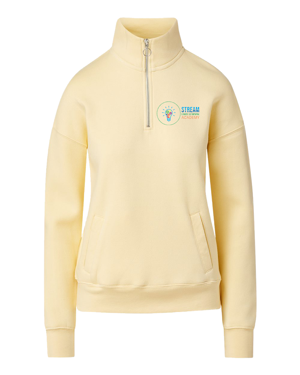 Stream Logo Embroidered Women's Fit Quarter Zip