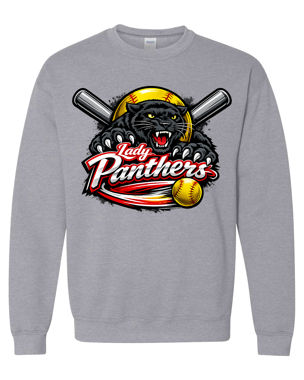 Lady Panthers Softball Graphic Shirt