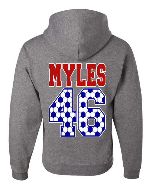 Customize the back of any shirt (Name and or Number)