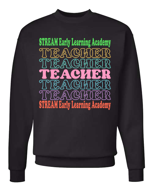 STREAM Teacher Stacked Graphic Shirt