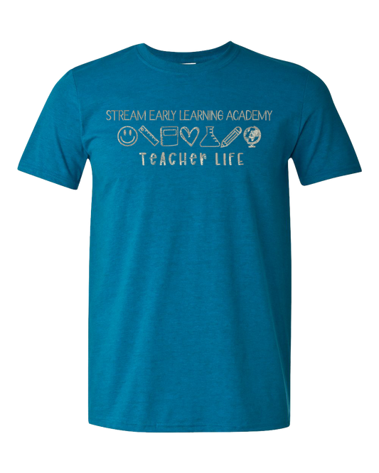 STREAM Teacher Life Embroidered Shirt